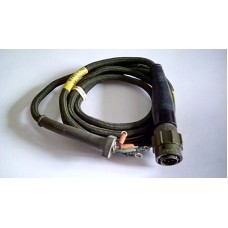 LARKSPUR AUDIO EQUIPMENT REPLEACEMENT CORD ASSY 6 PIN MALE GREEN COTTON COVERED 1MTR LG